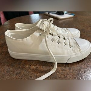 White Leather Sneakers